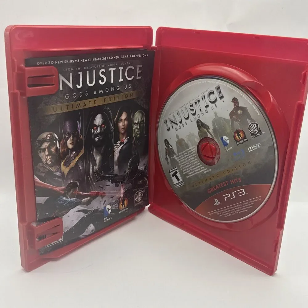Playstation 3 PS3 Game Injustice Gods Among Us Ultimate Greatest Hits Complete